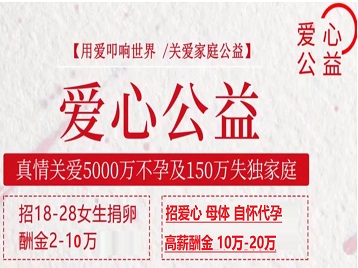 泰山捐卵助孕生子 爱心志愿者招募